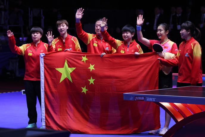 Namizni tenis, ženska reprezentanca Kitajske, SP Busan | Kitajke so upravičile vlogo velikih favoritinj. | Foto Reuters