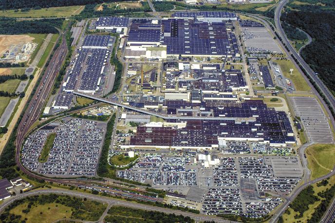 Ford Saarlouis tovarna | Pogled iz zraka na tovarno, ki so jo uradno odprli jeseni leta 1970. | Foto Ford