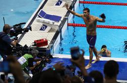 Phelps najhitrejši tudi na 200 metrov mešano