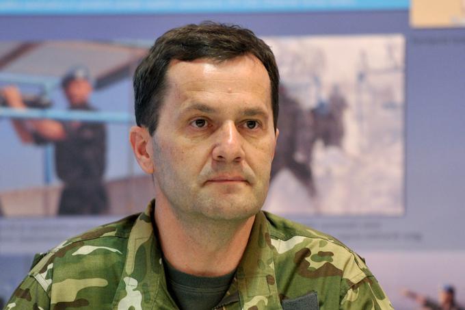 Tiskovni predstavnik Slovenske vojske Simon Korez | Foto: STA ,