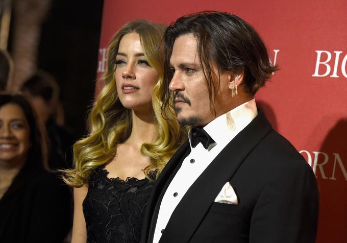 Johnny Depp in Amber Heard | Foto: Getty Images