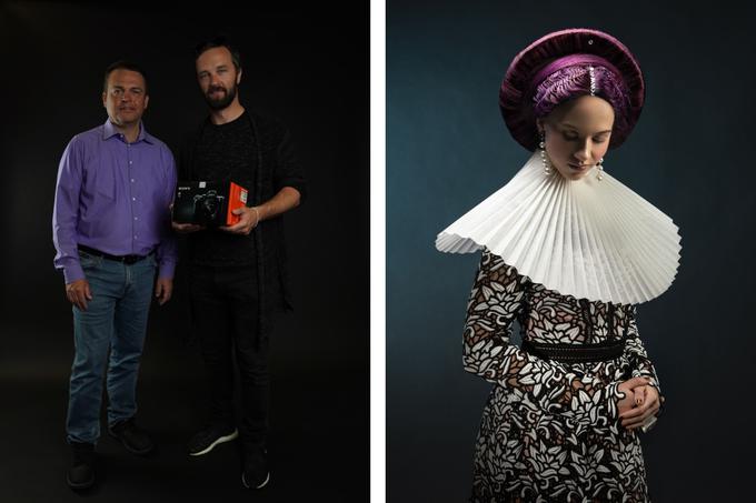 Slovenski državni zmagovalec za leto 2019 je postal Klemen Razinger (desno na levem delu fotografije) s portretom Agata K.  | Foto: Sony World Photography Awards