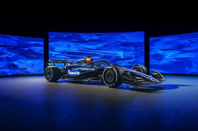 Barvna shema novega Williamsa je zagotovo zelo atraktivna. Bo tudi hiter? To pa je druga zgodba. | Foto: Williams Racing