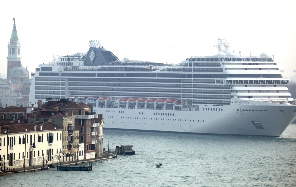 Benetke potniška ladja križarka | Največje ladje bodo preusmerjene v beneško industrijsko pristanišče Marghera. | Foto Reuters