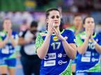 EHF Euro2022: Slovenija - Madžarska, slovenska ženska rokometna reprezentanca Nataša Ljepoja