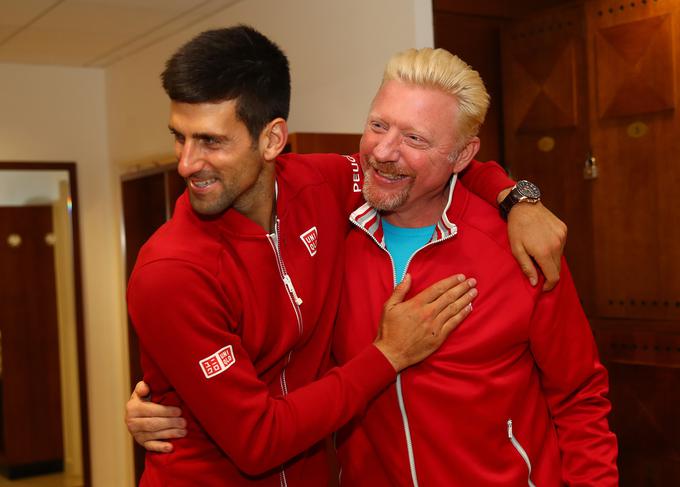 Boris Becker je tri leta sodeloval z Novakom Đokovićem. | Foto: 