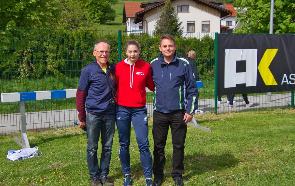 Urška Ogrozek | Urška Ogrizek je na tekmi v Šentjurju zmagala v teku na 100 metrov.