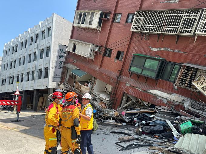 potres na Tajvanu | Foto: Reuters