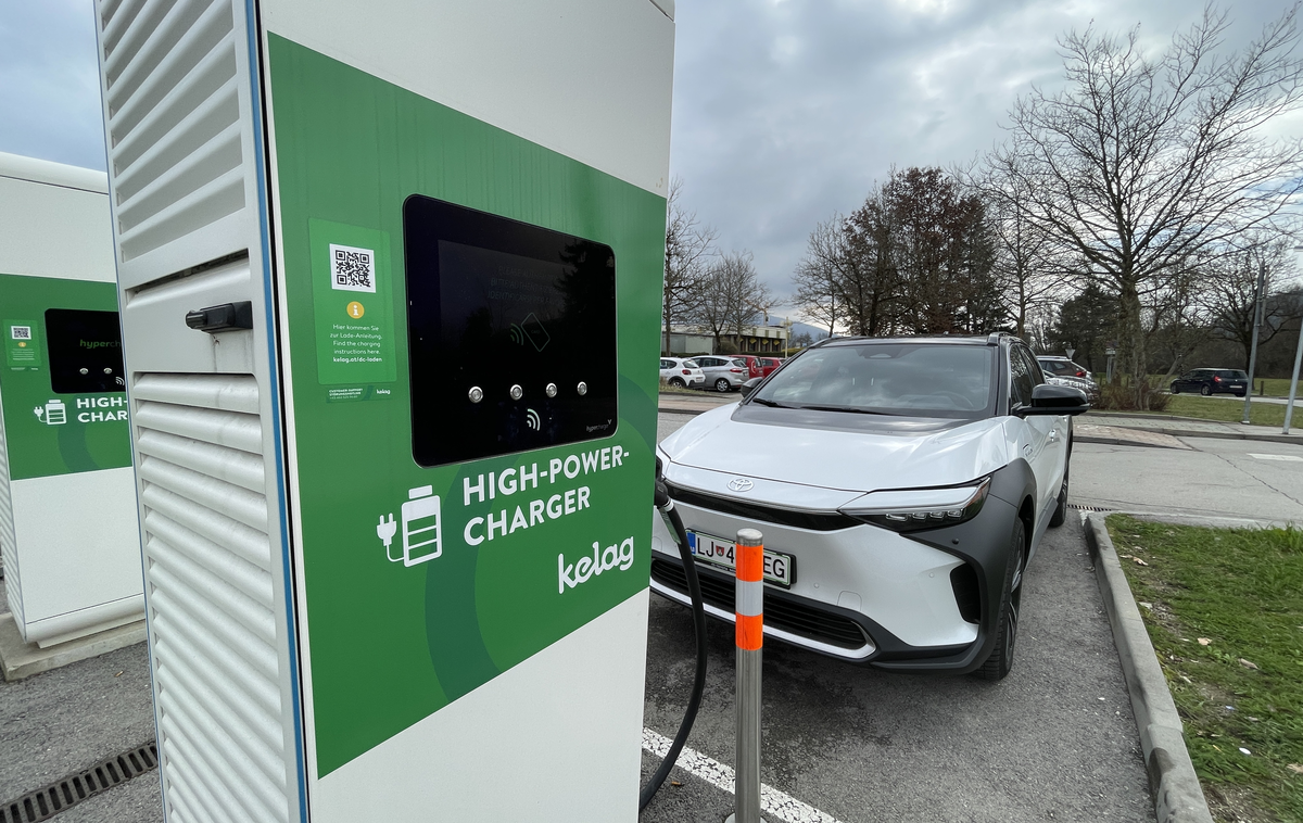 električni avto Avstrija polnilnice Toyota bZ4X | Foto Gregor Pavšič