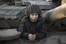 Ukrajinski tankist v Časiv Jaru