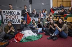 Študentje pozvali k obsodbi genocida v Gazi